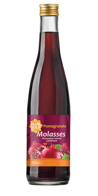 Bottle of Marigold Pomegranate Molassses