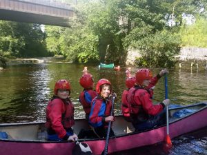 Allendale Youth Ambition canoeing