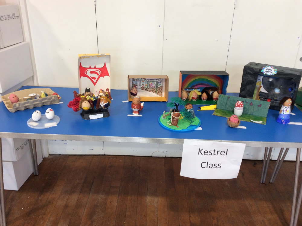 kestrel class easter egg display