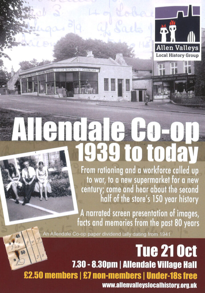 Allendale Coop Local History Talk 1939 to today
