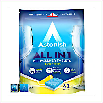 Astonish All-in-One Dishwasher Tablets