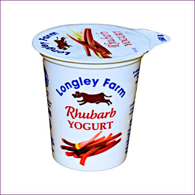Longley Farm Rhubarb Yogurt