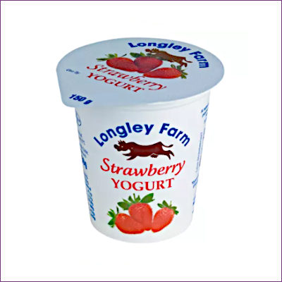 Longley Farm Strawberry Yogurt