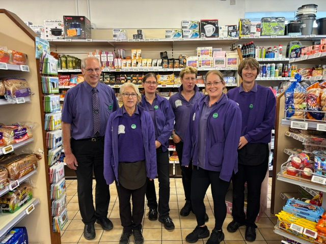 Staff at Allendale Co-op on Inside Out day