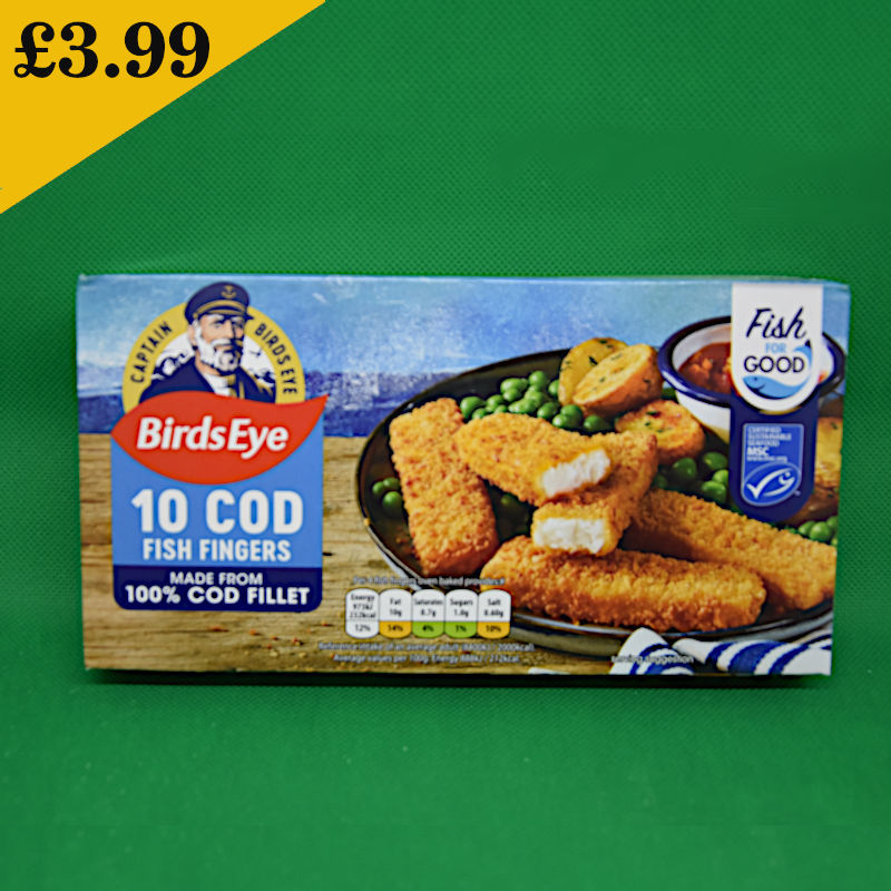 Birds Eye Cod Fish Fingers 280g